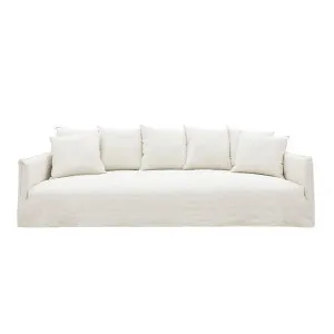 Como Linen Ecru Deep Sofa -  3.5 Seater by James Lane, a Sofas for sale on Style Sourcebook