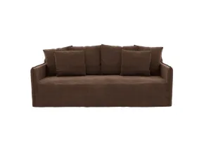 Como Muse Chocolate Standard Sofa -  3 Seater by James Lane, a Sofas for sale on Style Sourcebook