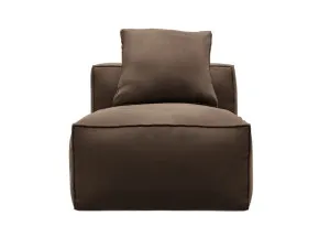 Riley Apt Muse Chocolate Module Armless by James Lane, a Sofas for sale on Style Sourcebook