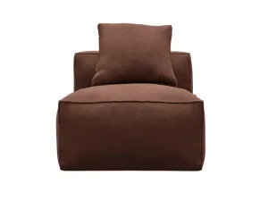 Riley Apt Muse Rust Module Armless by James Lane, a Sofas for sale on Style Sourcebook