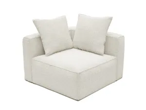 Riley Apt Boucle Ivory Module Corner by James Lane, a Sofas for sale on Style Sourcebook