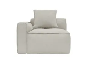 Riley Apt California Ivory Left Arm Facing Chair Module by James Lane, a Sofas for sale on Style Sourcebook
