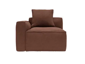 Riley Apt Muse Rust Left Arm Facing Chair Module by James Lane, a Sofas for sale on Style Sourcebook