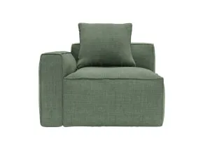 Riley Apt Tribute Dark Jade Left Arm Facing Chair Module by James Lane, a Sofas for sale on Style Sourcebook