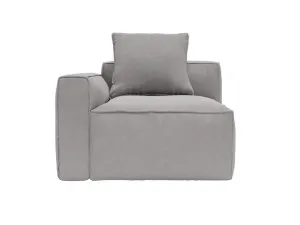 Riley Apt View Steel Left Arm Facing Chair Module by James Lane, a Sofas for sale on Style Sourcebook