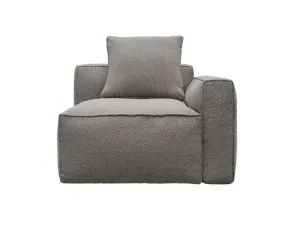 Riley Apt Boucle Pumice Right Arm Facing Chair Module by James Lane, a Sofas for sale on Style Sourcebook