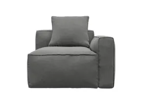 Riley Apt Maya Flint Right Arm Facing Chair Module by James Lane, a Sofas for sale on Style Sourcebook