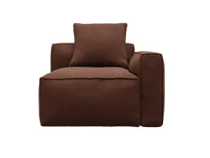 Riley Apt Muse Rust Right Arm Facing Chair Module by James Lane, a Sofas for sale on Style Sourcebook