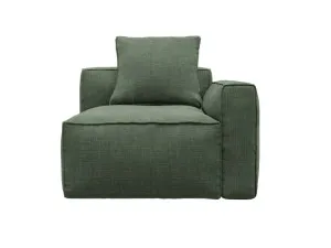 Riley Apt Tribute Dark Jade Right Arm Facing Chair Module by James Lane, a Sofas for sale on Style Sourcebook