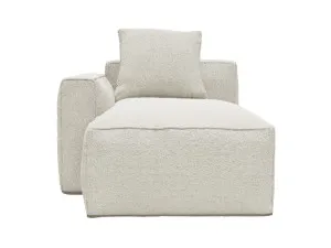 Riley Apt Boucle Ivory Chaise Left Arm Facing Sofa Module by James Lane, a Sofas for sale on Style Sourcebook