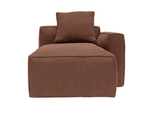 Riley Apt Muse Rust Chaise Right Arm Facing Sofa Module by James Lane, a Sofas for sale on Style Sourcebook