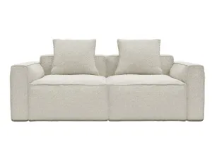 Riley Apt Boucle Ivory Sofa - 2 Seater by James Lane, a Sofas for sale on Style Sourcebook