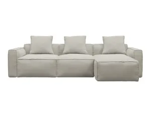 Riley Apt California Ivory Chaise Sofa Right Facing - 3 Seater by James Lane, a Sofas for sale on Style Sourcebook