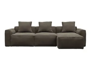Riley Apt Muse Mink Chaise Sofa Right Facing - 3 Seater by James Lane, a Sofas for sale on Style Sourcebook