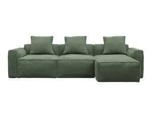 Riley Apt Tribute Dark Jade Chaise Sofa Right Facing - 3 Seater by James Lane, a Sofas for sale on Style Sourcebook