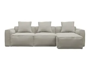 Riley Apt View Cream Chaise Sofa Right Facing - 3 Seater by James Lane, a Sofas for sale on Style Sourcebook