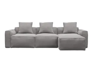 Riley Apt View Steel Chaise Sofa Right Facing - 3 Seater by James Lane, a Sofas for sale on Style Sourcebook
