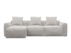 Riley Apt Avon Mineral Chaise Sofa Left Facing - 3 Seater by James Lane, a Sofas for sale on Style Sourcebook