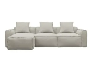 Riley Apt California Ivory Chaise Sofa Left Facing - 3 Seater by James Lane, a Sofas for sale on Style Sourcebook