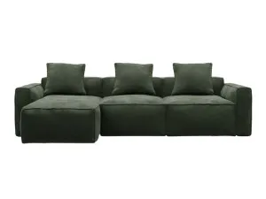 Riley Apt Muse Forest Chaise Sofa Left Facing - 3 Seater by James Lane, a Sofas for sale on Style Sourcebook