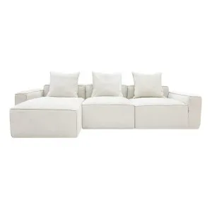 Riley Apt Muse Flax Chaise Sofa Left Facing - 3 Seater by James Lane, a Sofas for sale on Style Sourcebook