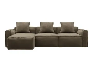 Riley Apt Tribute Walnut Chaise Sofa Left Facing - 3 Seater by James Lane, a Sofas for sale on Style Sourcebook