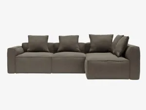 Riley Apt Muse Mink Corner Modular Sofa RAF Terminal - 4 Seater by James Lane, a Sofas for sale on Style Sourcebook
