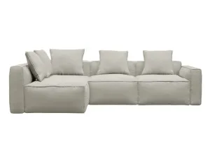 Riley Apt California Ivory Corner Modular Sofa LAF Terminal - 4 Seater by James Lane, a Sofas for sale on Style Sourcebook