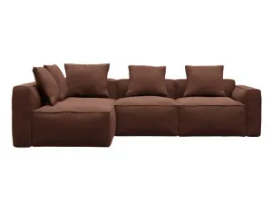 Riley Apt Muse Rust Corner Modular Sofa LAF Terminal - 4 Seater by James Lane, a Sofas for sale on Style Sourcebook