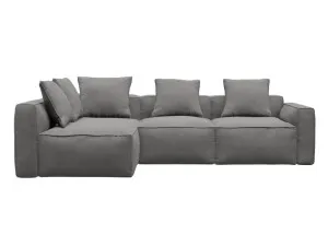 Riley Apt California Slate Corner Modular Sofa LAF Terminal - 4 Seater by James Lane, a Sofas for sale on Style Sourcebook