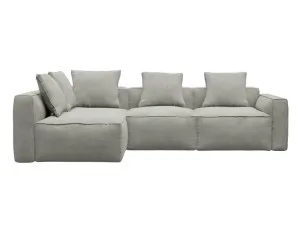 Riley Apt Toorak Pebble Corner Modular Sofa LAF Terminal - 4 Seater by James Lane, a Sofas for sale on Style Sourcebook