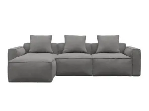 Riley Apt California Slate Modular Sofa with Ottoman - 3 Seater by James Lane, a Sofas for sale on Style Sourcebook