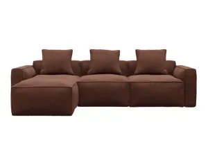 Riley Apt Muse Rust Modular Sofa with Ottoman - 3 Seater by James Lane, a Sofas for sale on Style Sourcebook