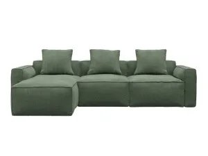 Riley Apt Tribute Dark Jade Modular Sofa with Ottoman - 3 Seater by James Lane, a Sofas for sale on Style Sourcebook