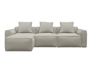 Riley Apt View Cream Modular Sofa with Ottoman - 3 Seater by James Lane, a Sofas for sale on Style Sourcebook