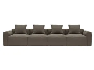 Riley Apt Muse Mink Sofa - 4 Seater by James Lane, a Sofas for sale on Style Sourcebook
