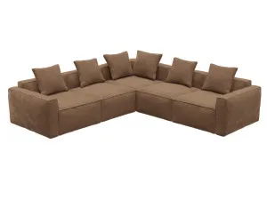 Riley Apt Tribute Chestnut Corner Sofa - 5 Seater by James Lane, a Sofas for sale on Style Sourcebook