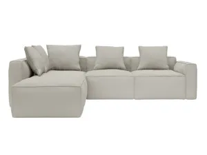 Riley Apt View Cream Modular Sofa LAF Terminal - 5 Seater by James Lane, a Sofas for sale on Style Sourcebook