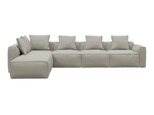 Riley Apt View Cream Modular Sofa LAF Terminal - 6 Seater by James Lane, a Sofas for sale on Style Sourcebook