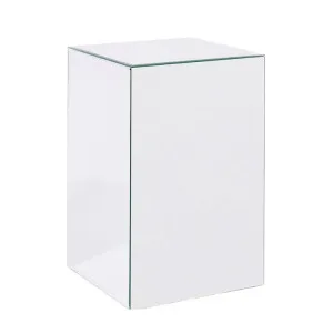 Gleam Mirrored Plinth Side Table - 51cm by James Lane, a Side Table for sale on Style Sourcebook