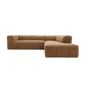 Lucello Tribute Chestnut Modular Sofa Right Terminal - 3 Seater by James Lane, a Sofas for sale on Style Sourcebook