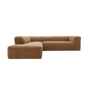 Lucello Tribute Chestnut Modular Sofa Left Terminal - 3 Seater by James Lane, a Sofas for sale on Style Sourcebook