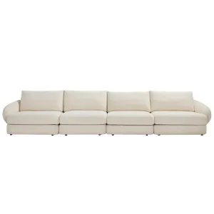 Esme Kent Bisque Sofa - 4 Seater by James Lane, a Sofas for sale on Style Sourcebook