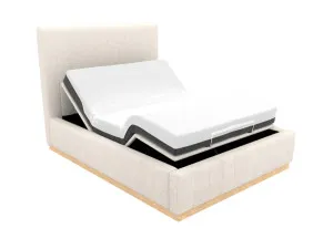 Brentwood Bed Noa Fog Adjustable Base King by James Lane, a Beds & Bed Frames for sale on Style Sourcebook