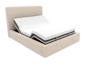 Felix Bed Avon Taupe Adjustable Base King by James Lane, a Beds & Bed Frames for sale on Style Sourcebook