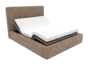 Felix Adjustable Bed Tribute Walnut by James Lane, a Beds & Bed Frames for sale on Style Sourcebook