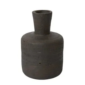 Aminata Vessel Black - 24cm by James Lane, a Vases & Jars for sale on Style Sourcebook