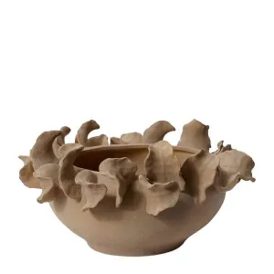 Linnea Bowl Taupe - 27cm by James Lane, a Vases & Jars for sale on Style Sourcebook