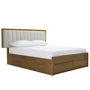 Acton Dark Messmate Lift Bed & Footend Drawers King by James Lane, a Beds & Bed Frames for sale on Style Sourcebook