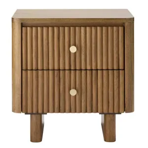 Acton Dark Messmate Bedside Table - 2 Drawer by James Lane, a Bedside Tables for sale on Style Sourcebook